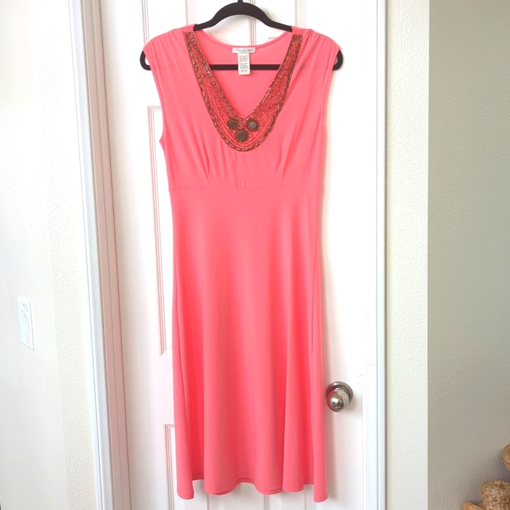 beaded party dress